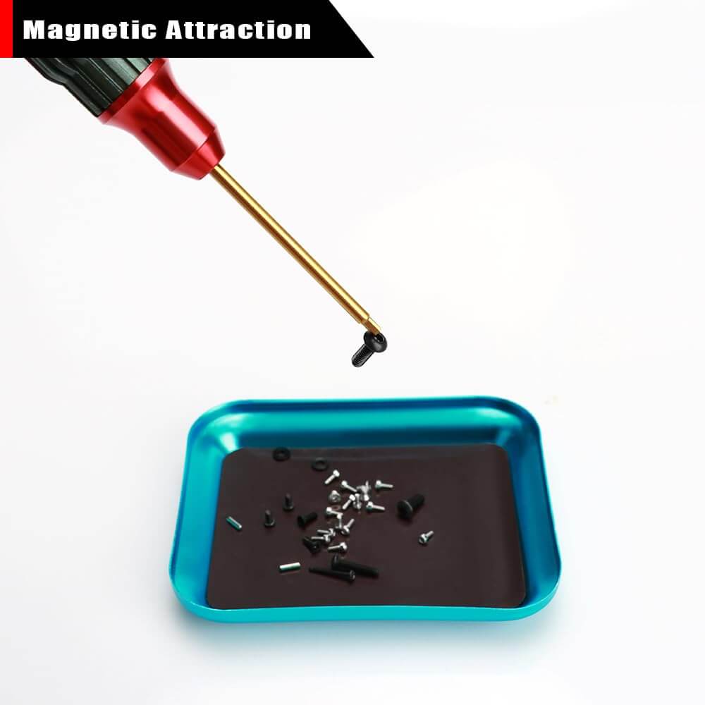 GLOBACT RC Screwdriver Kit RC Tool Kit for 1/8 1/10 Traxxas Axial Arrma (12Pcs Dark Green)