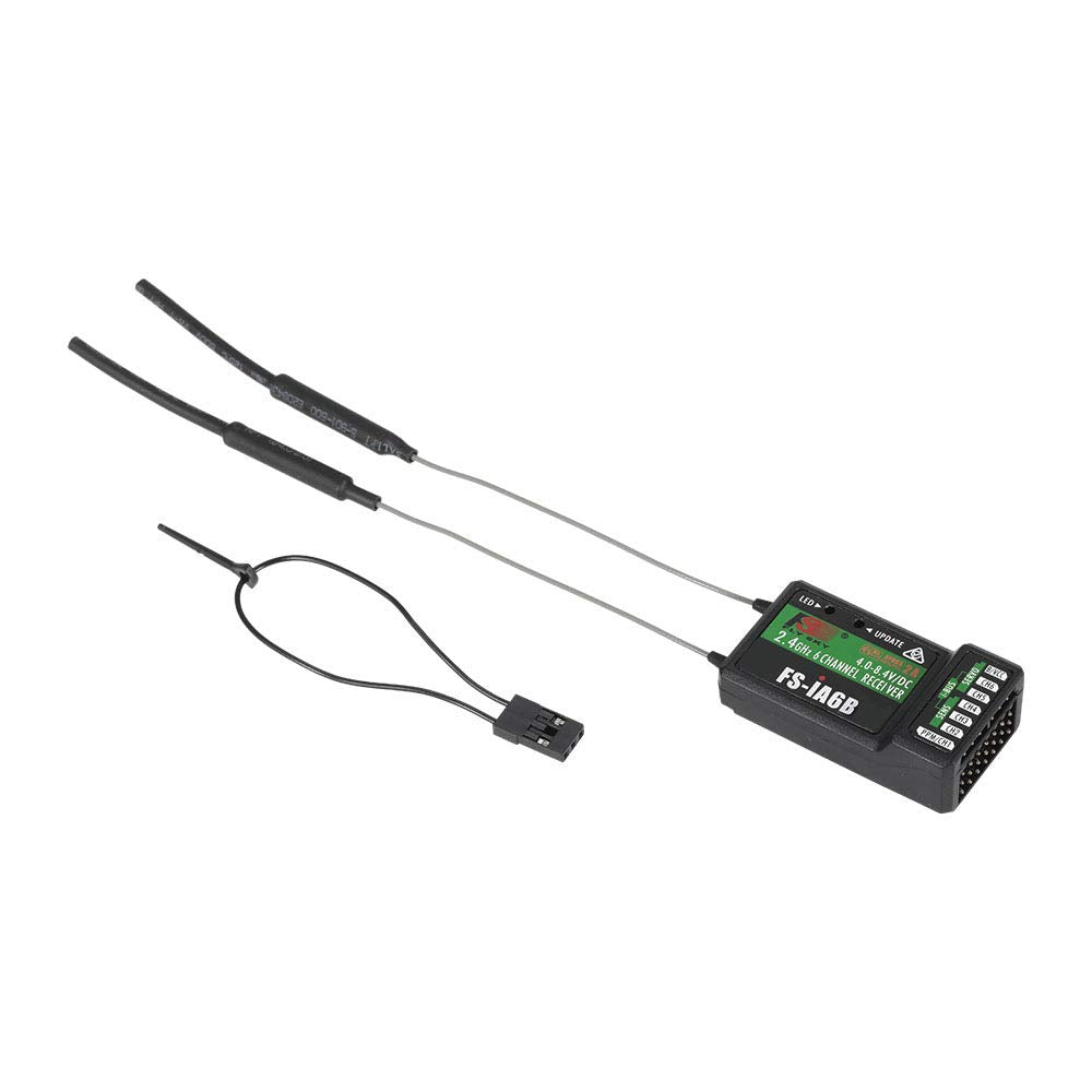 Globact Flysky FS-iA6B 6Ch Receiver 2.4G PPM Output with iBus Port Compatible Flysky i4 i6 i6X i10 Transmitter