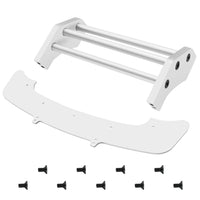 GLOBACT for 1/7 Arrma Infraction Bumper Aluminum Front Bumper with Mounting Screws Arrma Infraction Upgrade Parts Silver Anodized Edition (Silver)