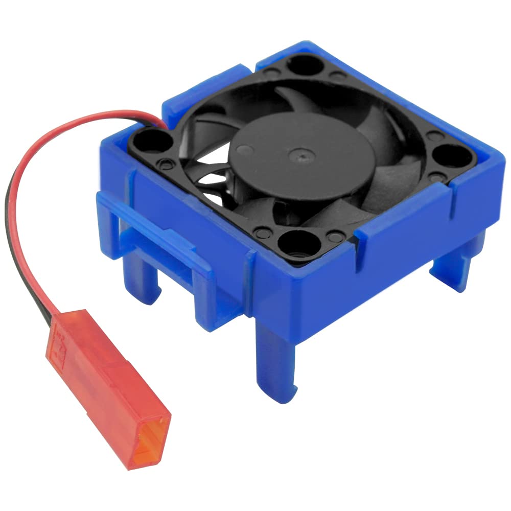 GLOBACT VXL-3s ESC Cooling Fan Heat Sink High Velocity Fan Heatsink for 1/10 traxxas Slash 4x4 Stampede 4x4 VXL Rustler VXL Replace #3340 Velineon VXL-3s ESC Cooling Fan