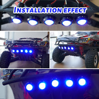 GLOBACT RC Light Kit with 10 Modes for 1/10 Slash 2WD/4x4 RC Truck