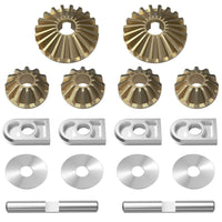 GLOBACT Steel Differential Gear Set for 1/7 6S Arrma Fireteam Felony Infraction Limitless Mojave 1/8 Kraton Typhon Notorious Outcast 6s Series Upgrade Replace ARRMA AR310436