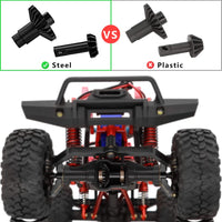 GLOBACT for 1/18 TRX4M Axles Gear Steel 24T 12T Helical Gear Set Front Rear Axles Replace 9779 (2PCS)