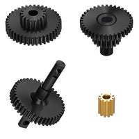 GLOBACT Steel Transmission Gear Gearbox Gear Set for 1/18 TRX4M Upgrade Parts Replace 9776