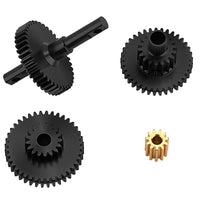 GLOBACT Steel Transmission Gear Gearbox Gear Set for 1/18 TRX4M Upgrade Parts Replace 9776