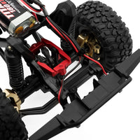 GLOBACT RC Servo Mount 6061-T6 for 1/18 Traxxas TRX4M RC Crawler Upgrades Parts (Red)