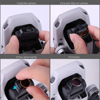 Lens ND Filters Set CPL ND8 ND16 Multi Coated Filters Combo Camera Lens Compatible with DJI Mavic Mini/Mini 2/Mini SE/Mini 2 SE Drone(3 Pcs)