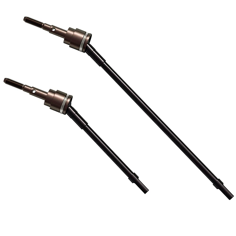 Globact Steel Front Axle Drive Shafts for 1/10 Axial Wraith Spawn AX10 SMT10 RR10 Upgrade Parts Replace AX30780