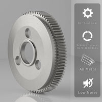 Globact Metal Steel 48P 86T Spur Gear for 1/10 2WD Slash Rustler Stampede with 19T 21T Pinions Gear Sets Upgrade Parts Replace 4686