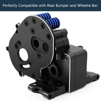 GLOBACT for 1/10 Slash 2wd Transmission Stampede Rustler 2wd Aluminum Transmission Case Gearbox Parts with Aluminum Motor Plate and Arm Mounts Upgrade Replace 3691