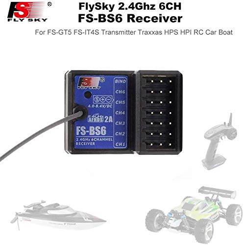 Flysky FS BS6 Receiver 2.4Ghz 6CH for Flysky FS-GT5 FS-IT4S FS-i6 FS-i6X Transmitter RC Car Boat