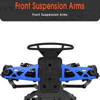 GLOBACT Aluminum Front & Rear Suspension Arms for 1/10 Arrma Senton Granite 4X4 3S/550 VORTEKS 4X4 Upgrades Parts RC Truck Replace Arrma AR330443 AR330516