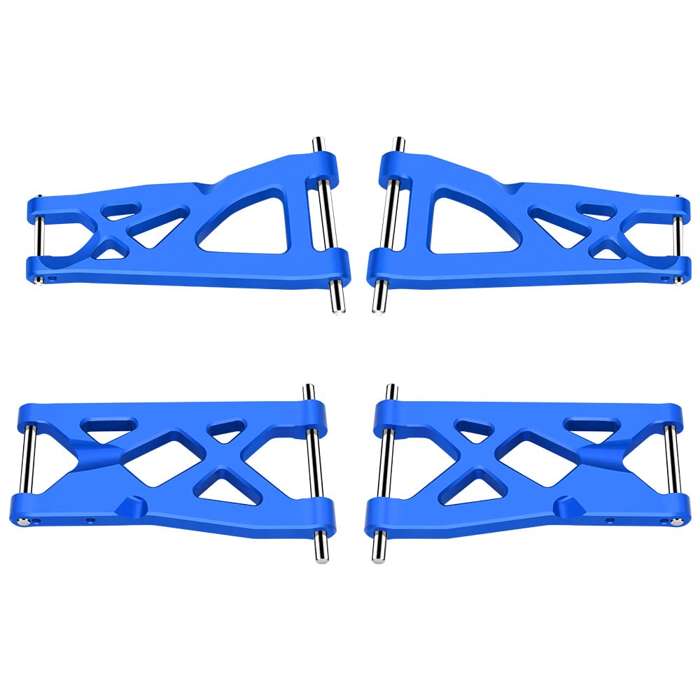 GLOBACT Aluminum Front & Rear Suspension Arms for 1/10 Arrma Senton Granite 4X4 3S/550 VORTEKS 4X4 Upgrades Parts RC Truck Replace Arrma AR330443 AR330516