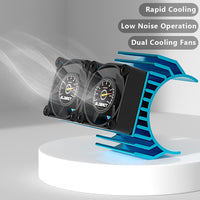 GLOBACT VXL-3s ESC Cooling Fan and Motor Cooling Fan Dual Fan Set for 1/10 Slash 4x4 Stampede 4x4 Rustler 4x4 Replace 3340 Velineon VXL-3s Cooling Fan