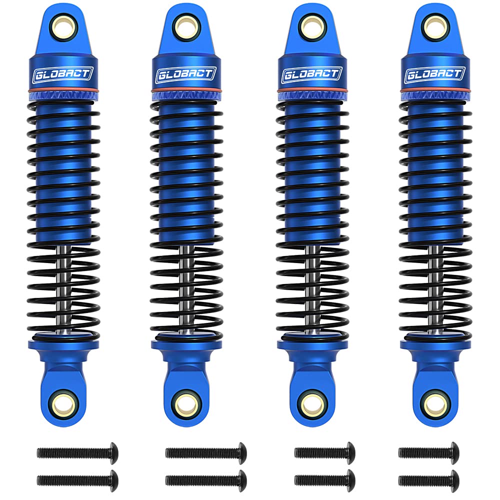 GLOBACT 52mm Aluminum Front & Rear Shocks for 1/18 TRX4M Upgrade Parts 4PCS