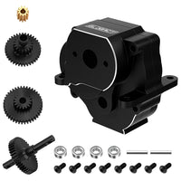 GLOBACT Aluminum Transmission Gearbox with Steel Transmission Gear Set for 1/18 TRX4M Upgrade Parts