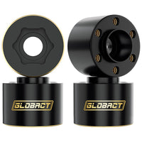 GLOBACT 12mm Hex Hub Extended Wheel Hex Hubs for 1/10 Trx4 Trx6 Axial SCX10 4Pcs