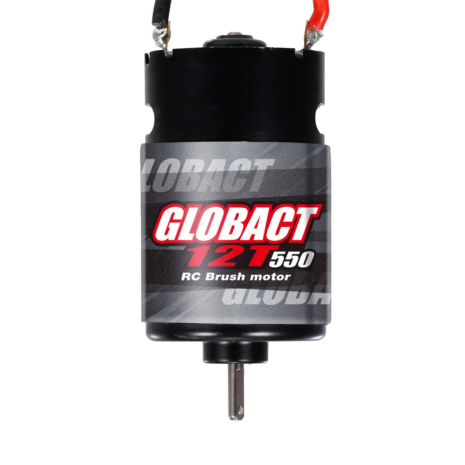 Globact Rc Motor 550 12T Brushed Motor for 1/10 RC Scale Electric Short Course Truck car Slash 2WD/4WD Redcat ARRMA AXIAL HSP HPI Wltoys Kyosho HELION 10SC