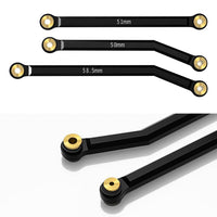 Globact Aluminum High Clearance Chassis Links Suspension Links and Steering Links Set for 1/24 Axial SCX24 Bronco/JLU/C10 Upgrade Parts